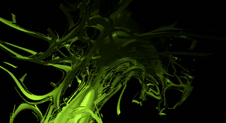 GEO SDF acid morph — procedural 3D mesh